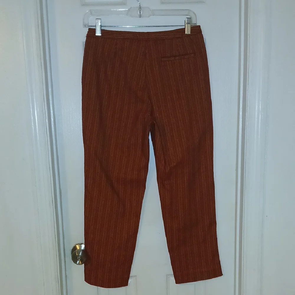 New York and Company Men's Brown Striped Pants